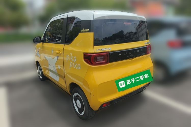 Used Wuling Hongguang MINIEV 2022 Macaron Premium Model – Lithium Ternary Battery Rear Left 45 Deg