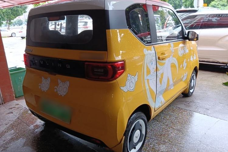 Used Wuling Hongguang MINIEV 2022 Macaron Premium Model – Lithium Iron Phosphate Rear Right 45 Deg