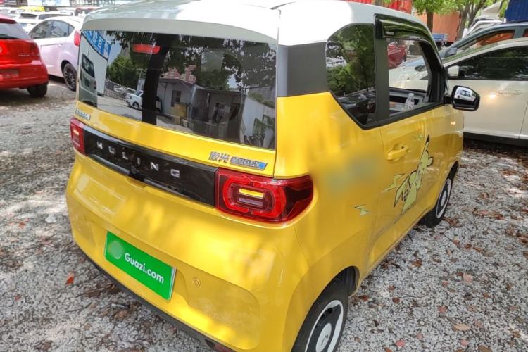 Used Wuling Hongguang MINIEV 2022 Macaron Premium Model – Lithium Ternary Battery Rear Right 45 Deg