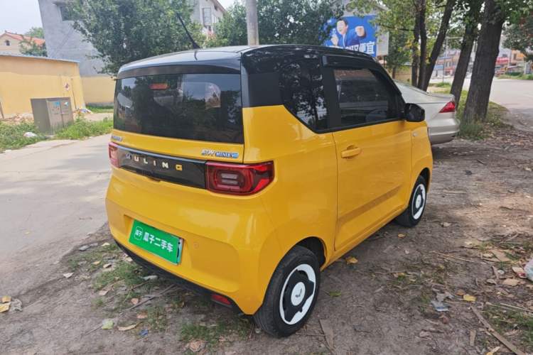 Used Wuling Hongguang MINIEV 2022 Macaron Fashion Model Lithium Iron Phosphate Rear Right 45 Deg