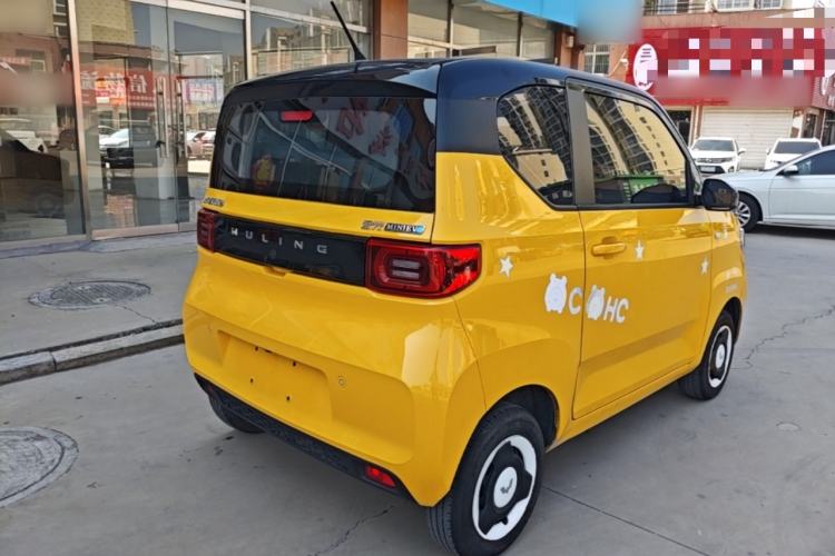 Used Wuling Hongguang MINIEV 2022 Macaron Fashion Edition Lithium-Nickel-Cobalt-Alpha-oxide Rear Right 45 Deg