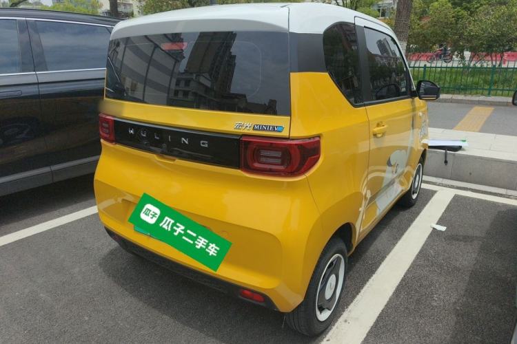 Used Wuling Hongguang MINIEV 2022 Macaron Premium Model – Lithium Ternary Battery Rear Right 45 Deg