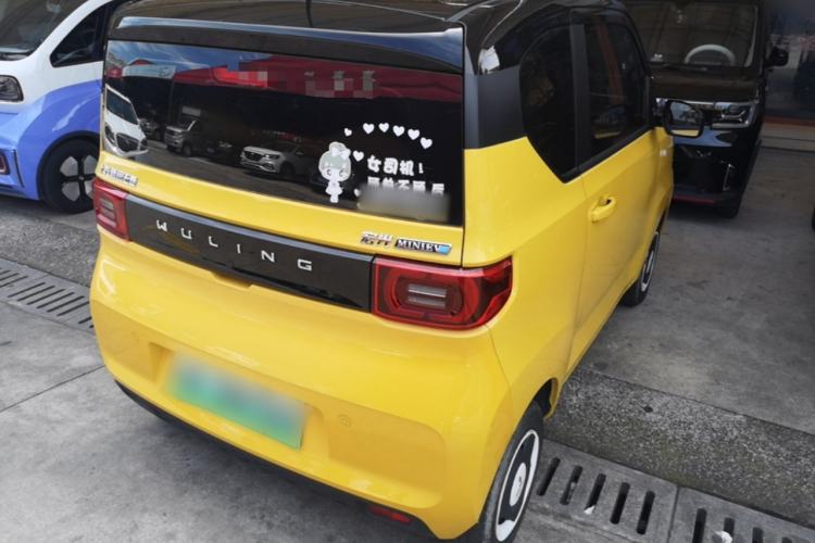 Used Wuling Hongguang MINIEV 2022 Macaron Premium Model – Lithium Ternary Battery Rear Right 45 Deg