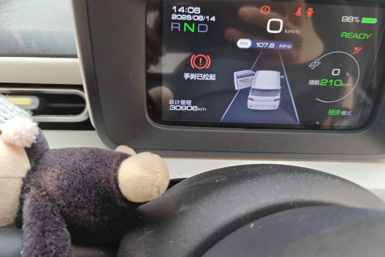 Used Wuling Hongguang MINIEV 2024 3rd Generation 215km Youth Edition Odometer Close Up