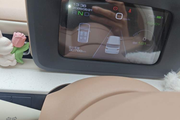 Used Wuling Hongguang MINIEV 2024 3rd Generation 215km Advanced Version Odometer Close Up