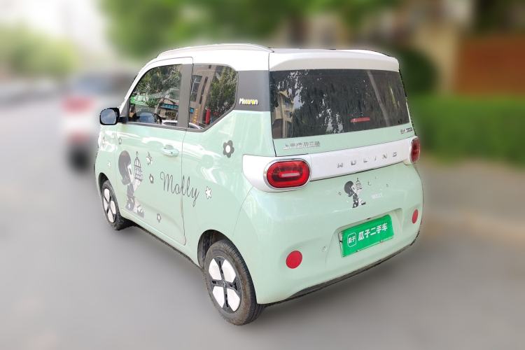 Used Wuling Hongguang MINIEV 2024 3rd Generation 215km Advanced Version Rear Left 45 Deg
