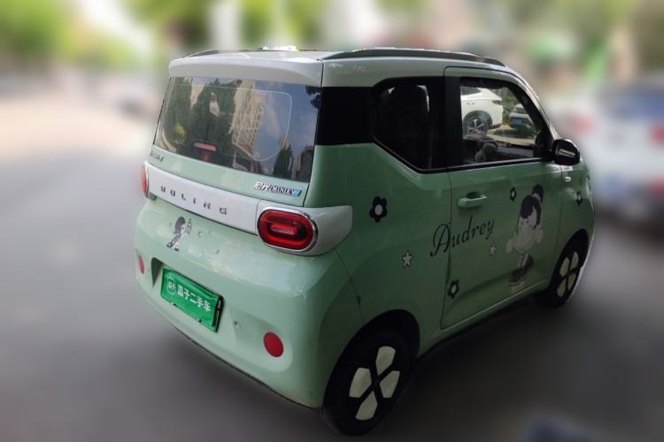 Used Wuling Hongguang MINIEV 2024 3rd Generation 215km Advanced Version Rear Right 45 Deg