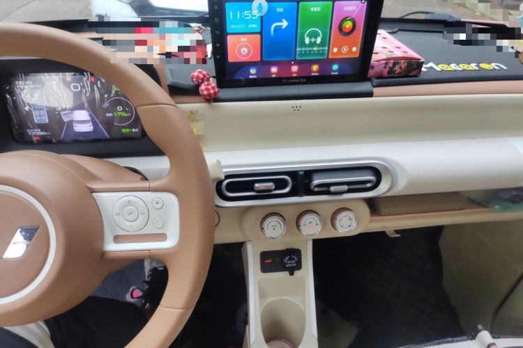 Used Wuling Hongguang MINIEV 2024 3rd Generation 215km Youth Edition Audio And AC Panel
