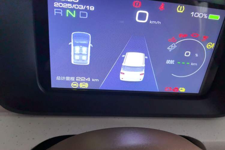 Used Wuling Hongguang MINIEV 2024 3rd Generation 215km Youth Edition Odometer Close Up