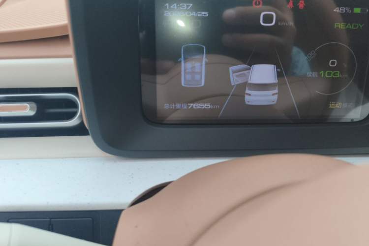 Used Wuling Hongguang MINIEV 2024 3rd Generation 215km Advanced Version Odometer Close Up