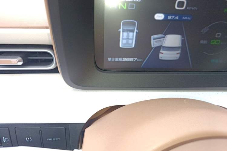 Used Wuling Hongguang MINIEV 2024 3rd Generation 215km Youth Edition Odometer Close Up