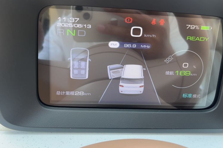 Used Wuling Hongguang MINIEV 2024 3rd Generation 215km Youth Edition Odometer Close Up