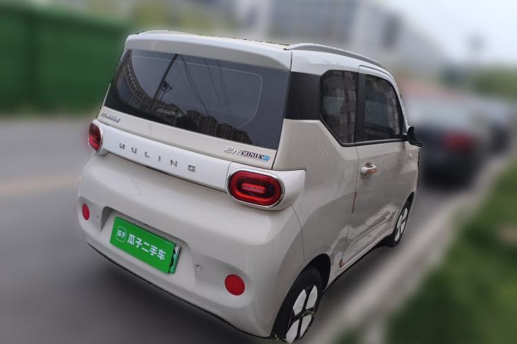Used Wuling Hongguang MINIEV 2024 3rd Generation 215km Advanced Version Rear Right 45 Deg