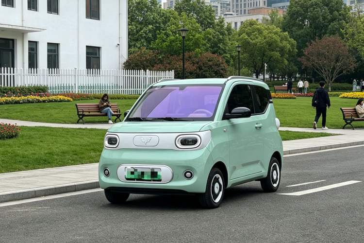 Used Wuling Hongguang MINIEV 2024 3rd Generation 215km Youth Edition Guazi used car, China used car export, Used car for sale, Used Wuling cars, Cheapest cars for sale, Electric vehicle, New energy car