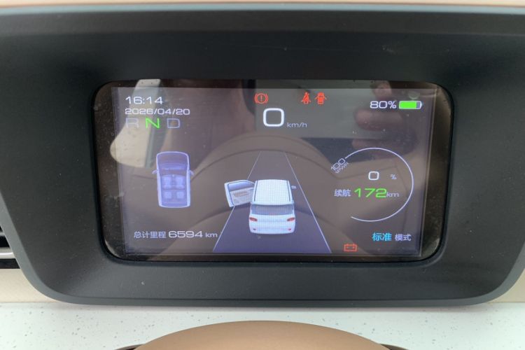 Used Wuling Hongguang MINIEV 2024 3rd Generation 215km Advanced Version Odometer Close Up