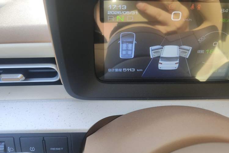 Used Wuling Hongguang MINIEV 2024 3rd Generation 215km Youth Edition Odometer Close Up