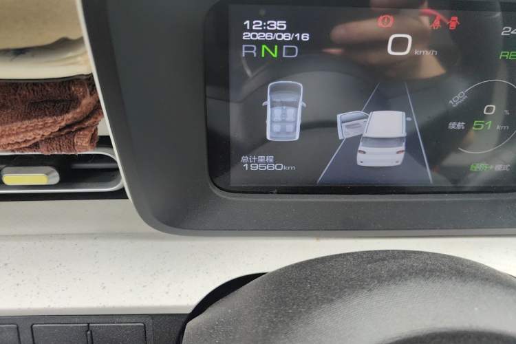 Used Wuling Hongguang MINIEV 2024 3rd Generation 215km Advanced Version Odometer Close Up