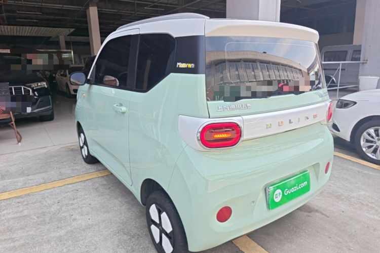Used Wuling Hongguang MINIEV 2024 3rd Generation 215km Advanced Version Rear Left 45 Deg