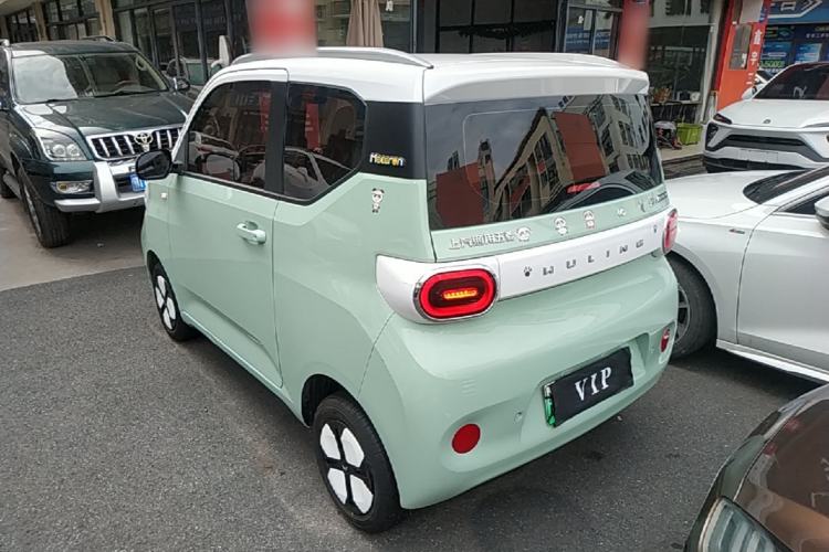 Used Wuling Hongguang MINIEV 2024 3rd Generation 215km Advanced Version Rear Left 45 Deg