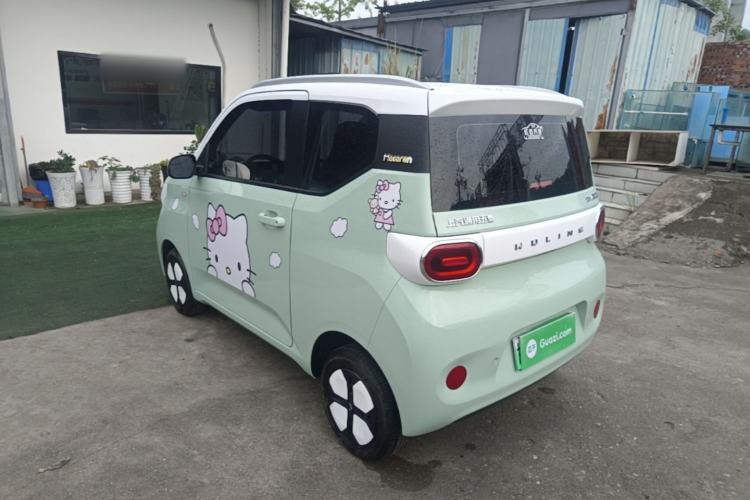 Used Wuling Hongguang MINIEV 2024 3rd Generation 215km Advanced Version Rear Left 45 Deg