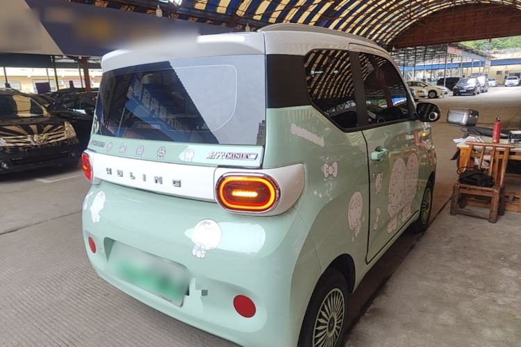 Used Wuling Hongguang MINIEV 2024 3rd Generation 215km Advanced Version Rear Right 45 Deg