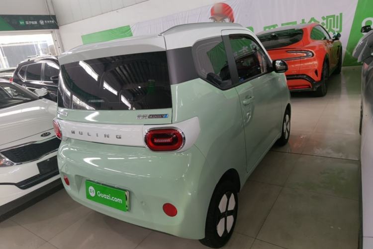 Used Wuling Hongguang MINIEV 2024 3rd Generation 215km Advanced Version Rear Right 45 Deg
