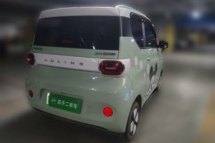 Used Wuling Hongguang MINIEV 2024 3rd Generation 215km Advanced Version Rear Right 45 Deg