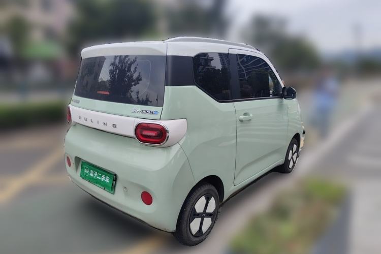 Used Wuling Hongguang MINIEV 2024 3rd Generation 215km Advanced Version Rear Right 45 Deg