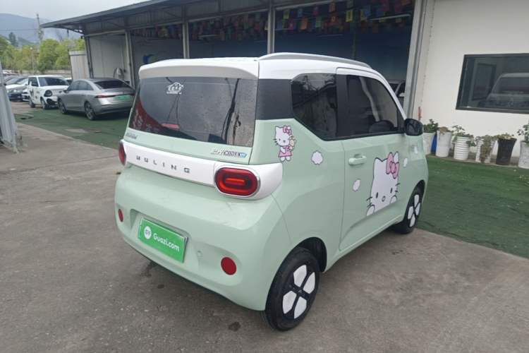Used Wuling Hongguang MINIEV 2024 3rd Generation 215km Advanced Version Rear Right 45 Deg