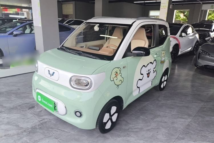 Used Wuling Hongguang MINIEV 2024 3rd Generation 215km Advanced Version Guazi used car, China used car export, Used car for sale, Used Wuling cars, Cheapest cars for sale, Electric vehicle, New energy car
