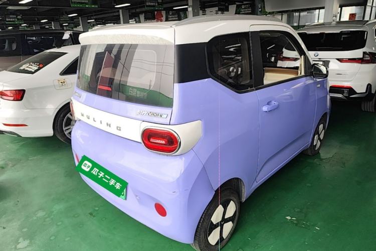 Used Wuling Hongguang MINIEV 2024 3rd Generation 215km Advanced Version Rear Right 45 Deg