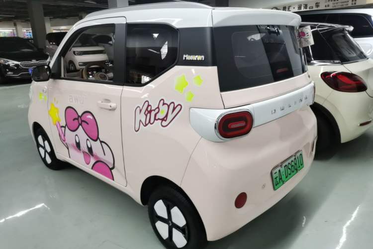 Used Wuling Hongguang MINIEV 2024 3rd Generation 215km Advanced Version Rear Left 45 Deg