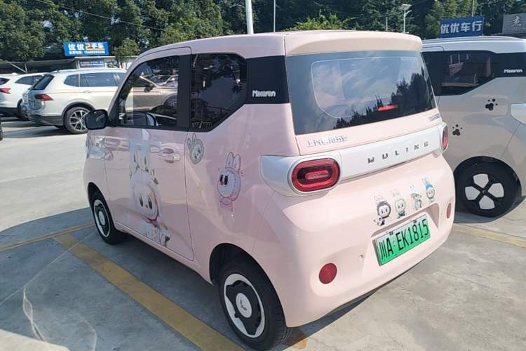 Used Wuling Hongguang MINIEV 2024 3rd Generation 215km Youth Edition Rear Left 45 Deg