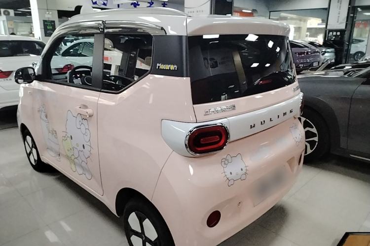 Used Wuling Hongguang MINIEV 2024 3rd Generation 215km Advanced Version Rear Left 45 Deg