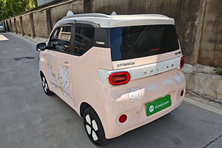 Used Wuling Hongguang MINIEV 2024 3rd Generation 215km Advanced Version Rear Left 45 Deg