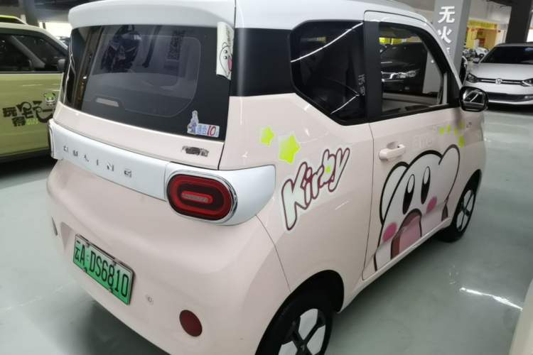 Used Wuling Hongguang MINIEV 2024 3rd Generation 215km Advanced Version Rear Right 45 Deg