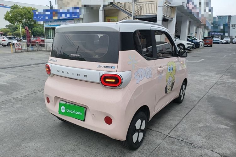 Used Wuling Hongguang MINIEV 2024 3rd Generation 215km Advanced Version Rear Right 45 Deg