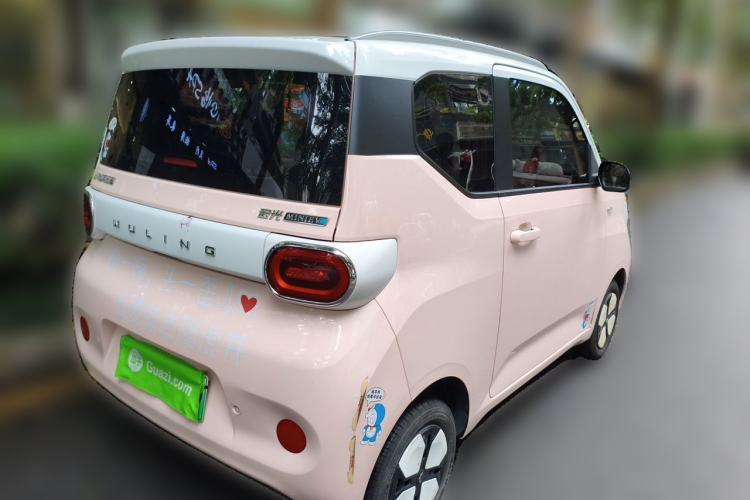 Used Wuling Hongguang MINIEV 2024 3rd Generation 215km Advanced Version Rear Right 45 Deg