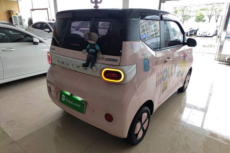 Used Wuling Hongguang MINIEV 2024 3rd Generation 215km Youth Edition Rear Right 45 Deg