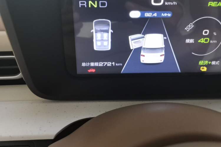 Used Wuling Hongguang MINIEV 2024 3rd Generation 215km Youth Edition Odometer Close Up