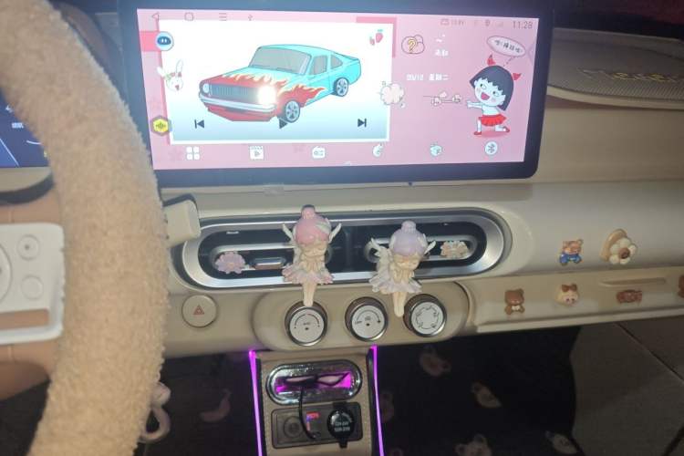 Used Wuling Hongguang MINIEV 2024 3rd Generation 215km Youth Edition Audio And AC Panel