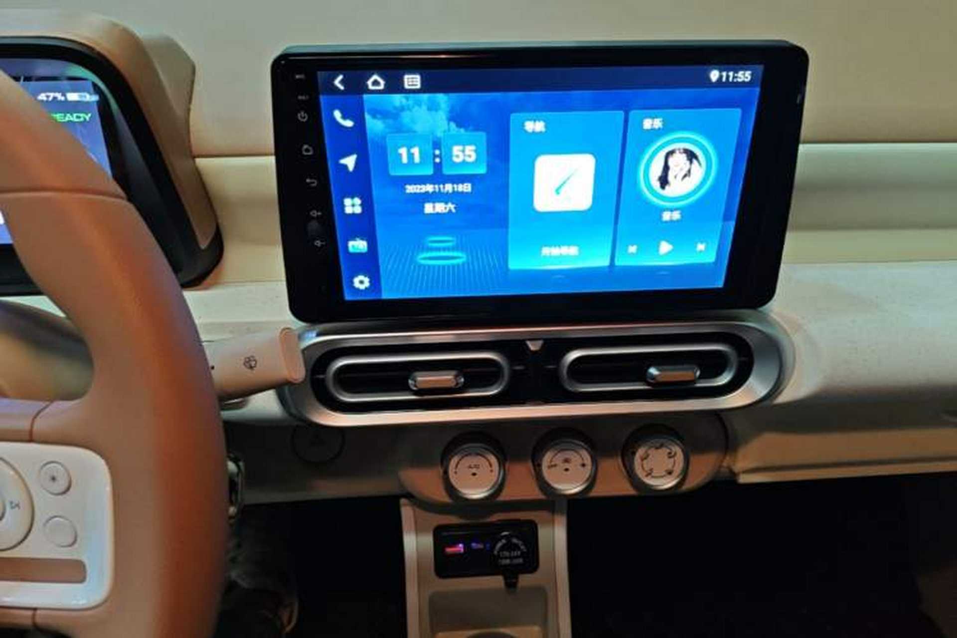 Used Wuling Hongguang MINIEV 2024 3rd Generation 215km Youth Edition Audio And AC Panel