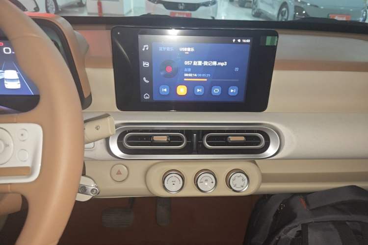 Used Wuling Hongguang MINIEV 2024 3rd Generation 215km Youth Edition Audio And AC Panel