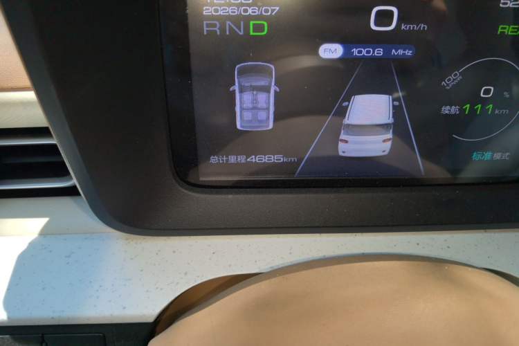 Used Wuling Hongguang MINIEV 2024 3rd Generation 215km Youth Edition Odometer Close Up