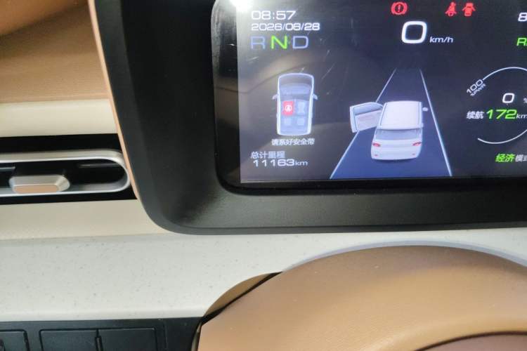 Used Wuling Hongguang MINIEV 2024 3rd Generation 215km Advanced Version Odometer Close Up