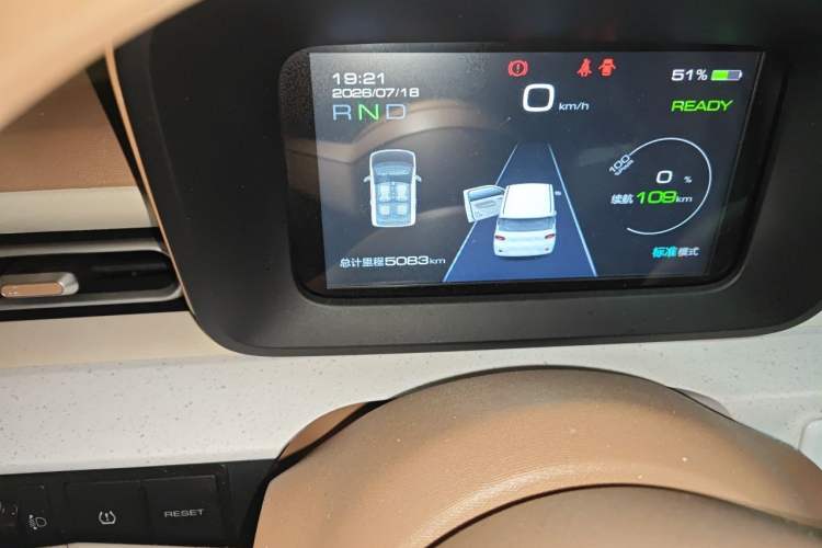Used Wuling Hongguang MINIEV 2024 3rd Generation 215km Youth Edition Odometer Close Up