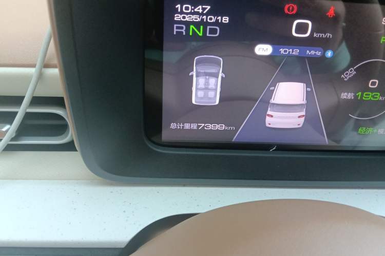 Used Wuling Hongguang MINIEV 2024 3rd Generation 215km Youth Edition Odometer Close Up
