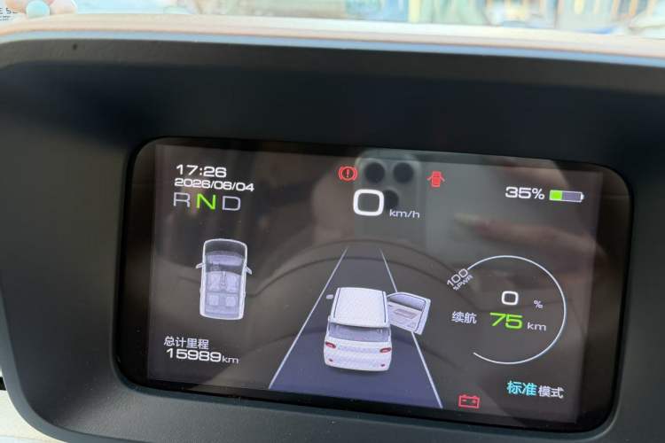 Used Wuling Hongguang MINIEV 2024 3rd Generation 215km Youth Edition Odometer Close Up