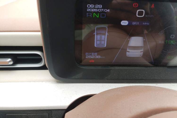 Used Wuling Hongguang MINIEV 2024 3rd Generation 215km Youth Edition Odometer Close Up
