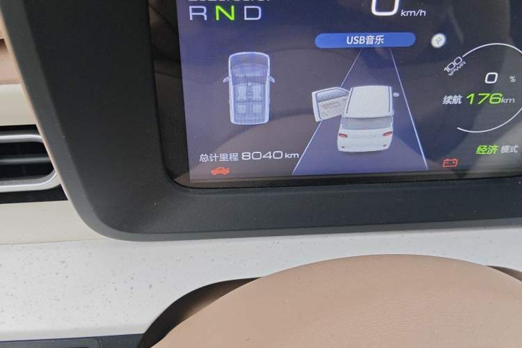 Used Wuling Hongguang MINIEV 2024 3rd Generation 215km Youth Edition Odometer Close Up